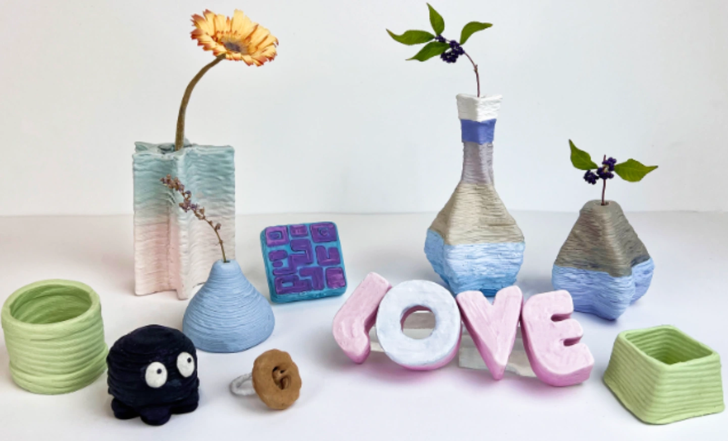 3D-printed soap objects from the CHI 2026 paper