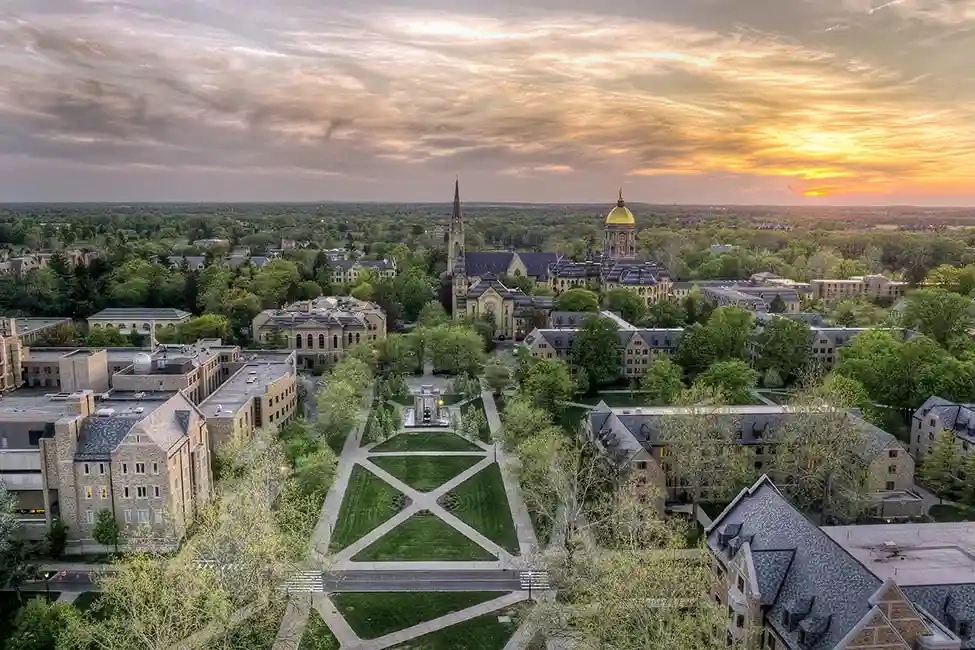 University of Notre Dame campus