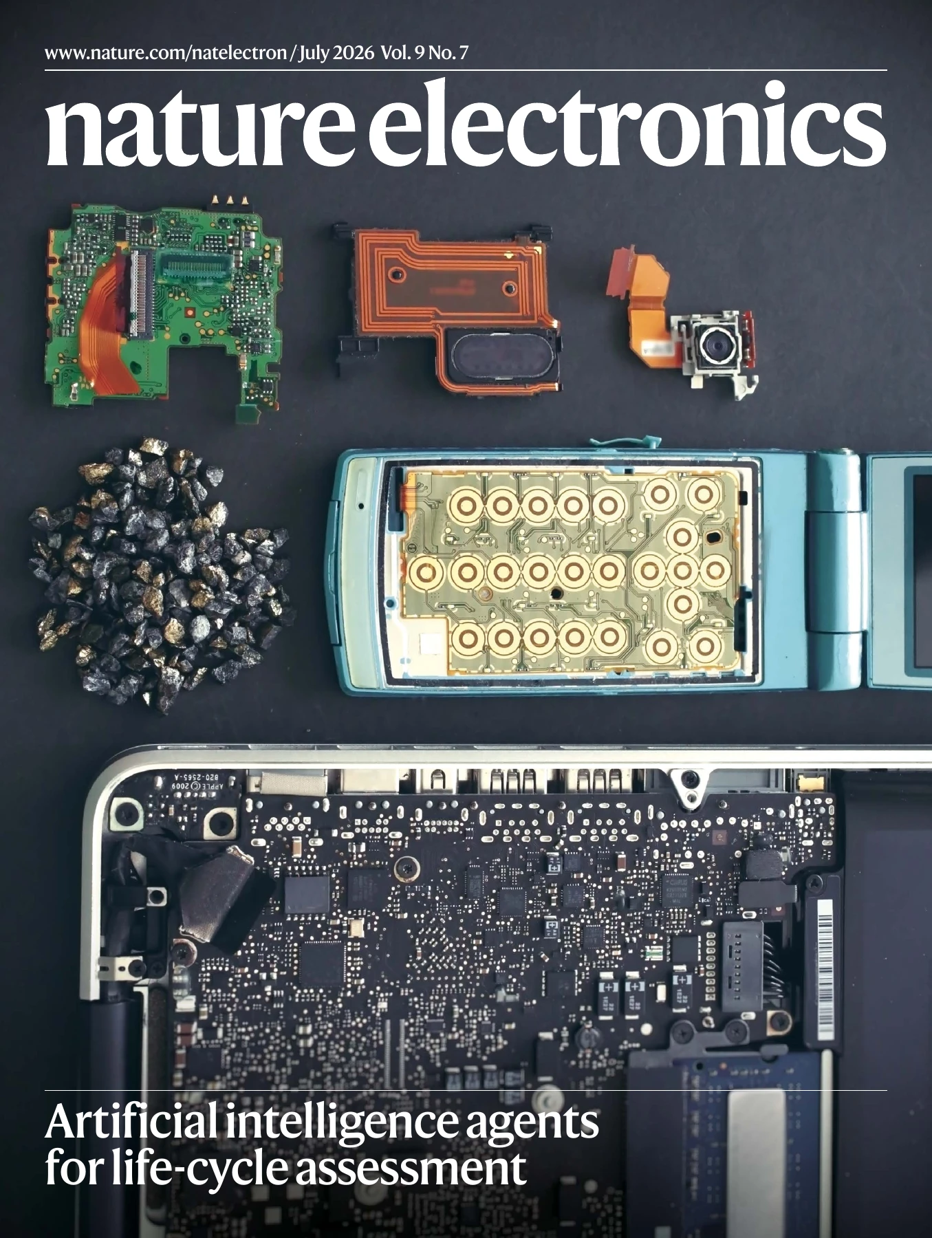 Nature Electronics cover, July 2026